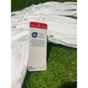 Gerber Onesies Long Sleeve Bodysuits White Baby Kids Cotton 6 Pack 18 Months